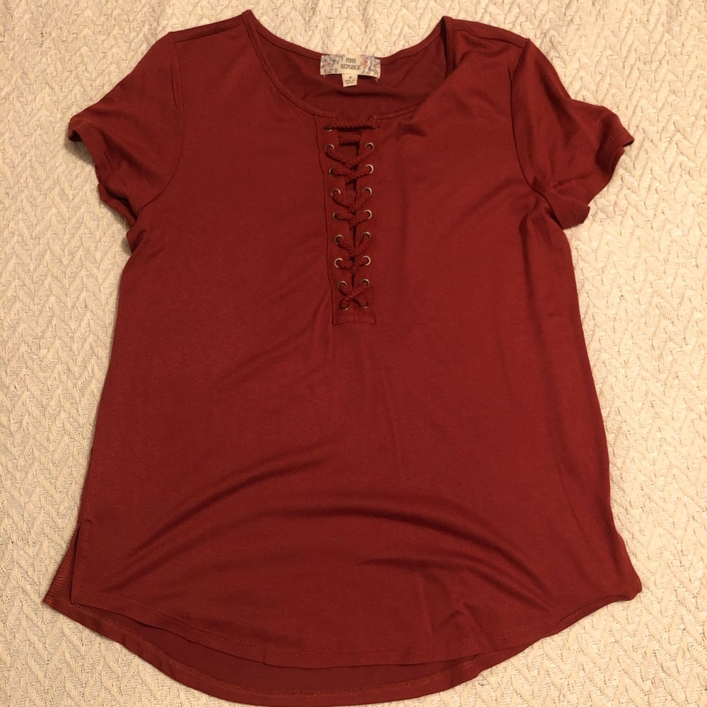 Lace Up Shirt